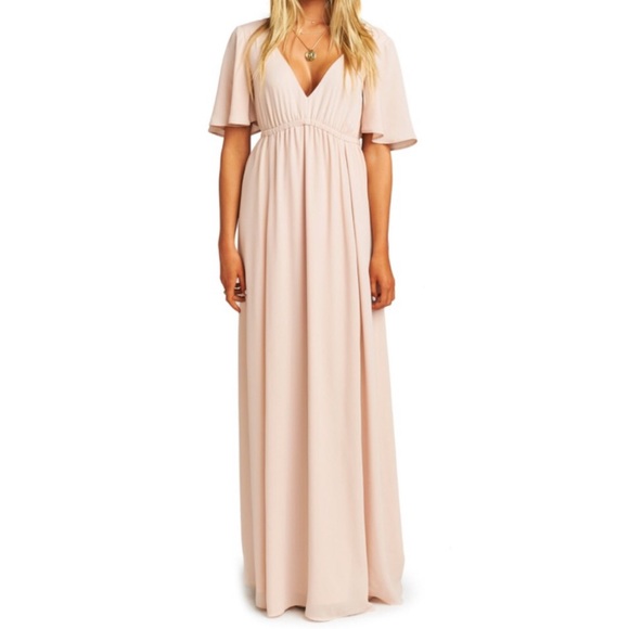 Show Me Your MuMu Dresses & Skirts - NWOT Show Me Your MuMu Emily Maxi Dress in Blush
